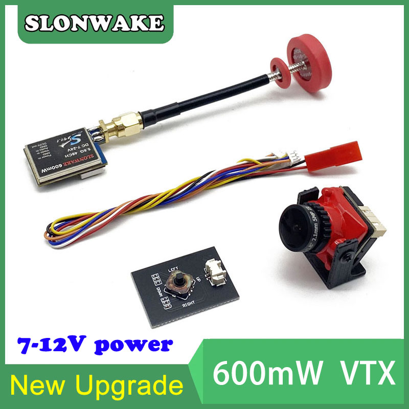 Rc Transmitter - 5.8g 48ch 600mw ajustável VTX-CAM fpv