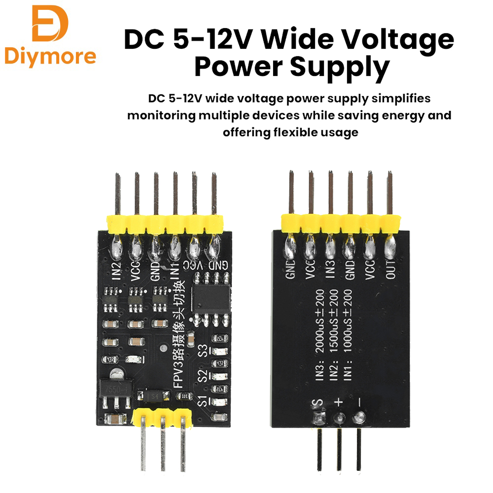 Drone Switch Rc - Módulo Comutador de Vídeo de 3