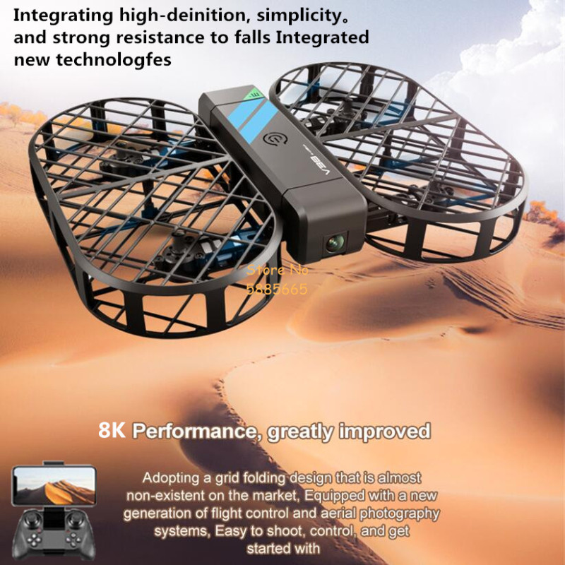 Drone Kf Rc - Câmera HD 8K 360 ° Proteção