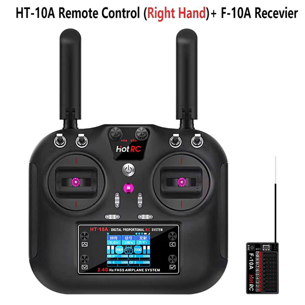 Drone And Car - Transmissor Hotrc HT-10A 2.4G 10CH com