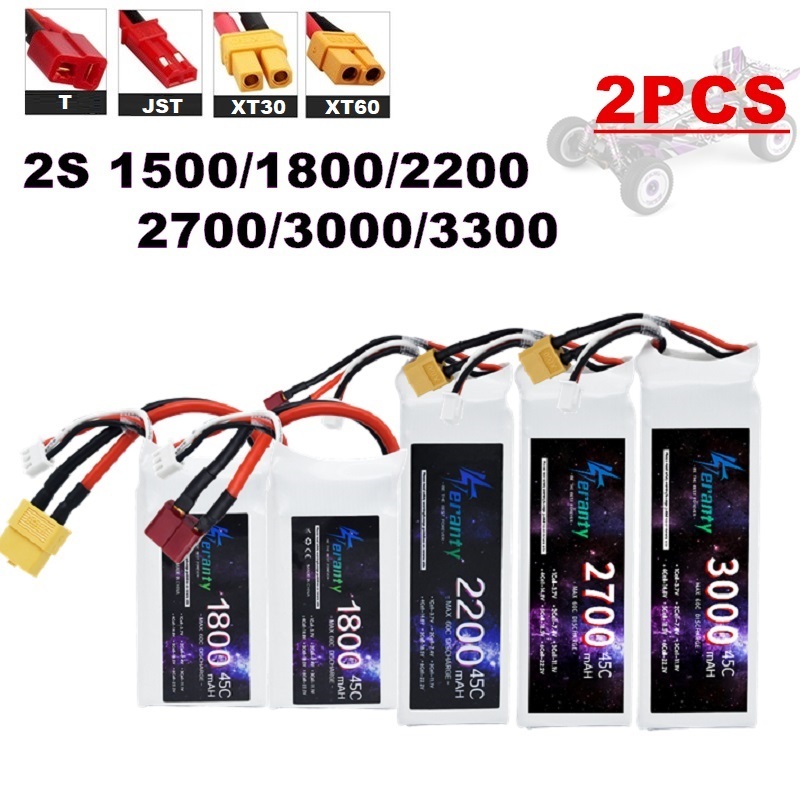 Drone Rc Race - 2 peças 7.4v lipo 2s bateria