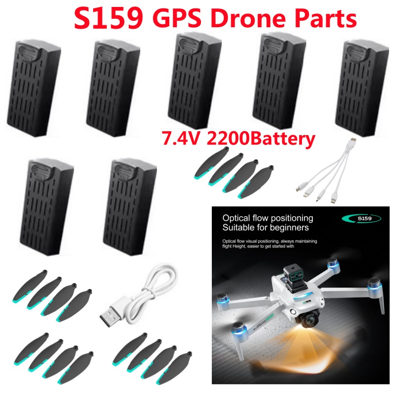 Drone Rc Gps S159 - Peças e Acessórios para Drone RC