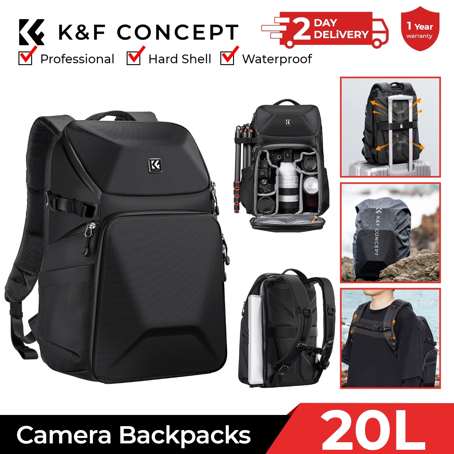 Mochila para Câmera K&F CONCEP - Drone Carrying Bag avaliação e preço