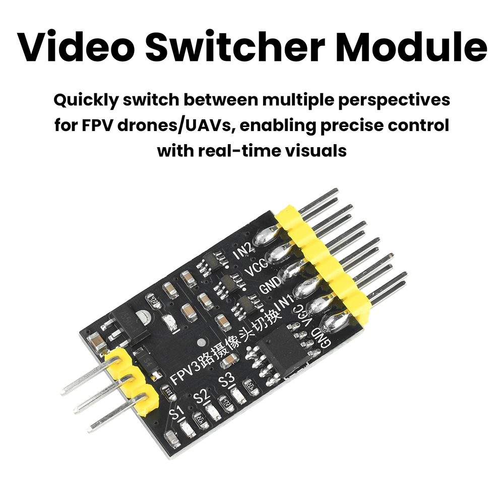 Módulo Comutador de Vídeo de 3 - Drone Switch Rc avaliação e preço