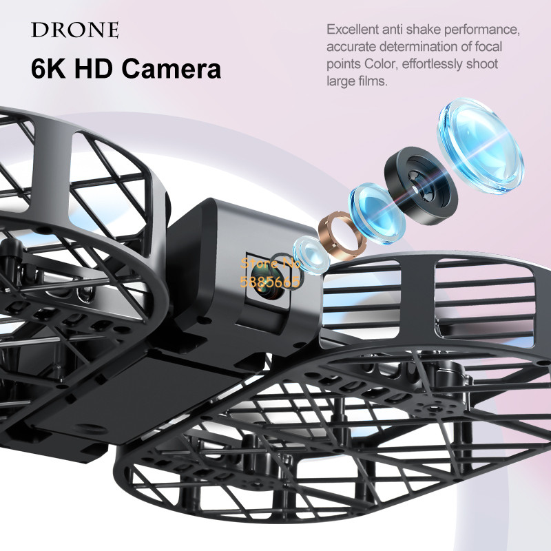 Câmera HD 8K 360 °   Proteção  - Drone Kf Rc avaliação e preço