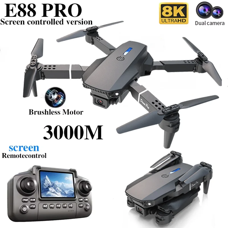 Drone Profissional E88 PRO com - Drone Rc Bolide avaliação e preço