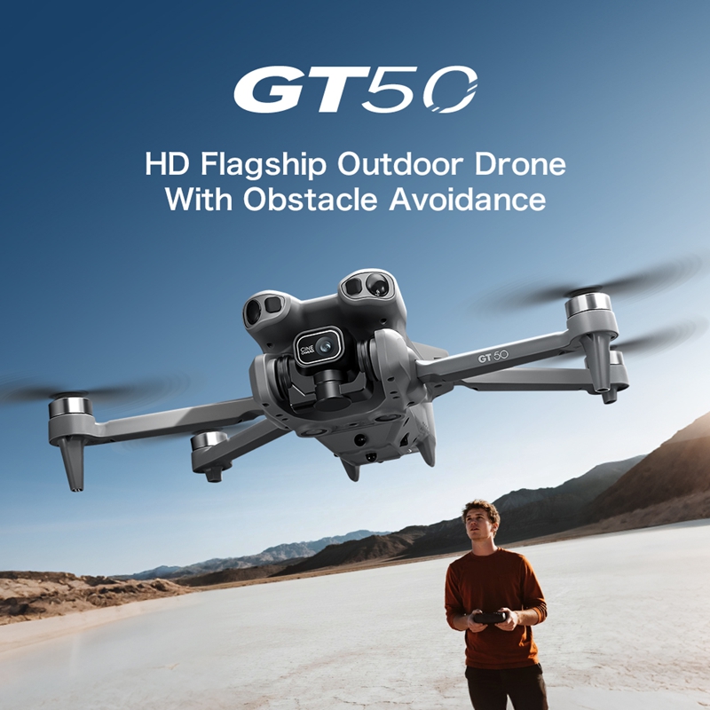 Drone RC GT50 com Câmera Dupla - Drone Gps Rc Tt36 avaliação e preço