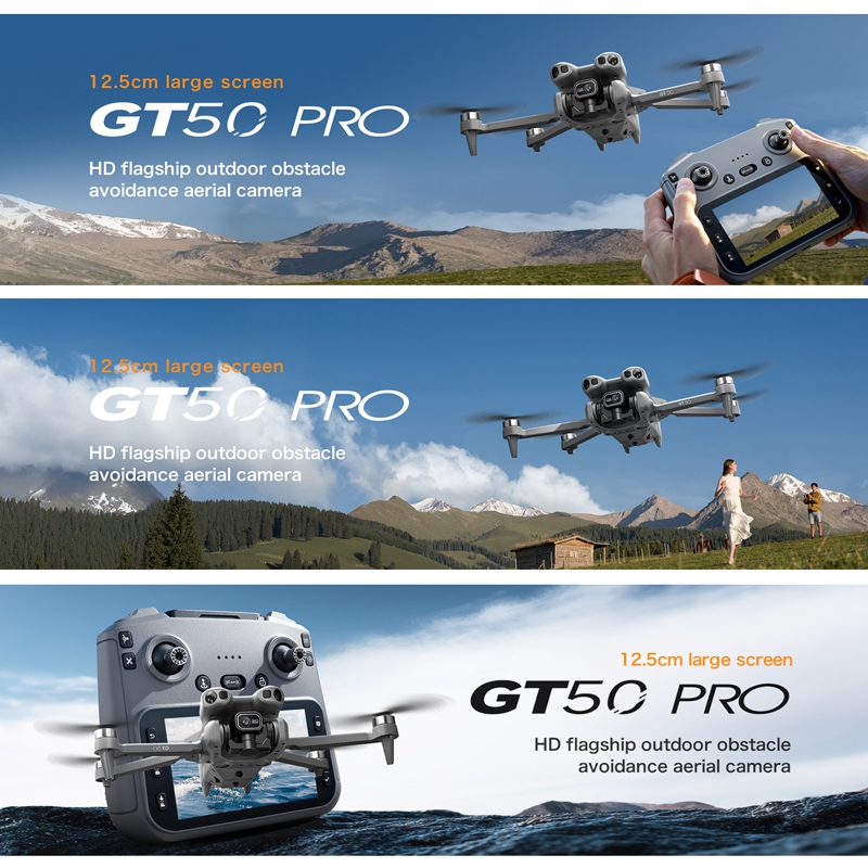 Drone RC GT50 com Câmera Dupla - Drone Gps Rc Tt36 avaliação e preço