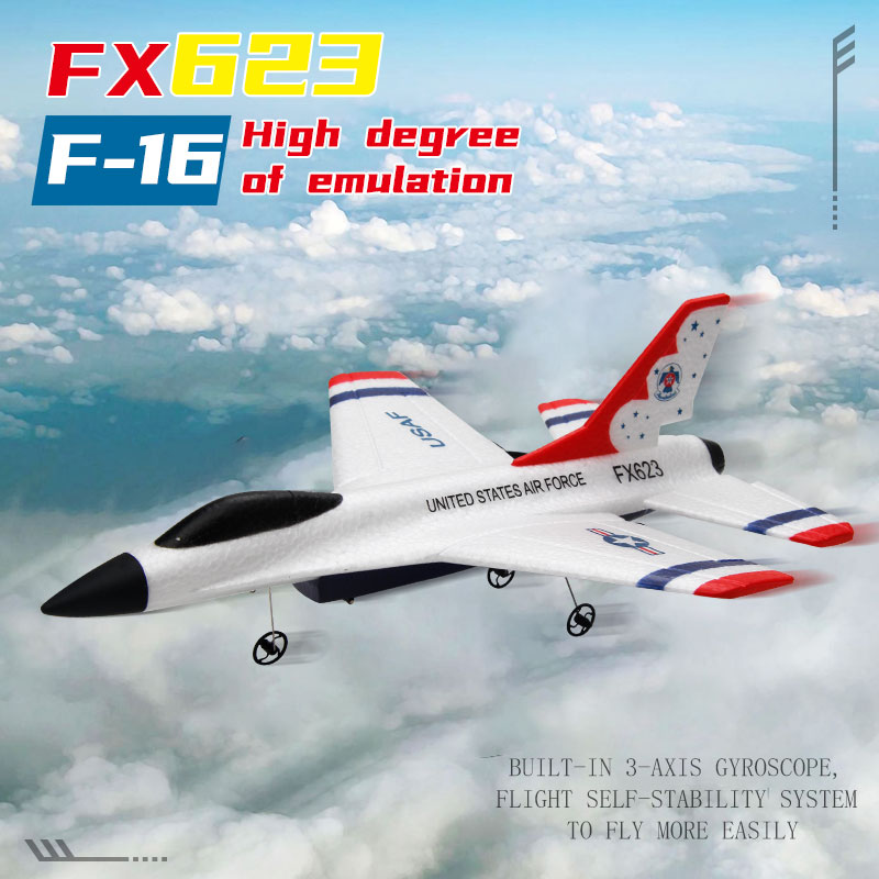 Novo fx623/f16 rc avião de doi - Rc Wing Glider avaliação e preço