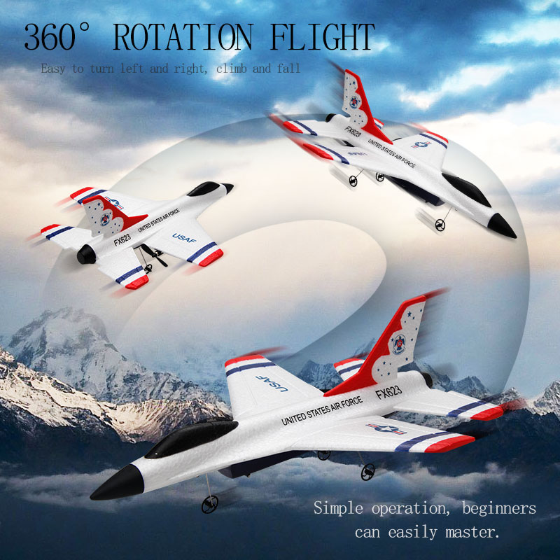 Novo fx623/f16 rc avião de doi - Rc Wing Glider avaliação e preço