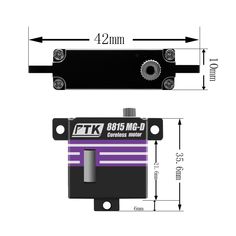 PTK 8815 MG-D servo programáve - Rc Wing Glider avaliação e preço