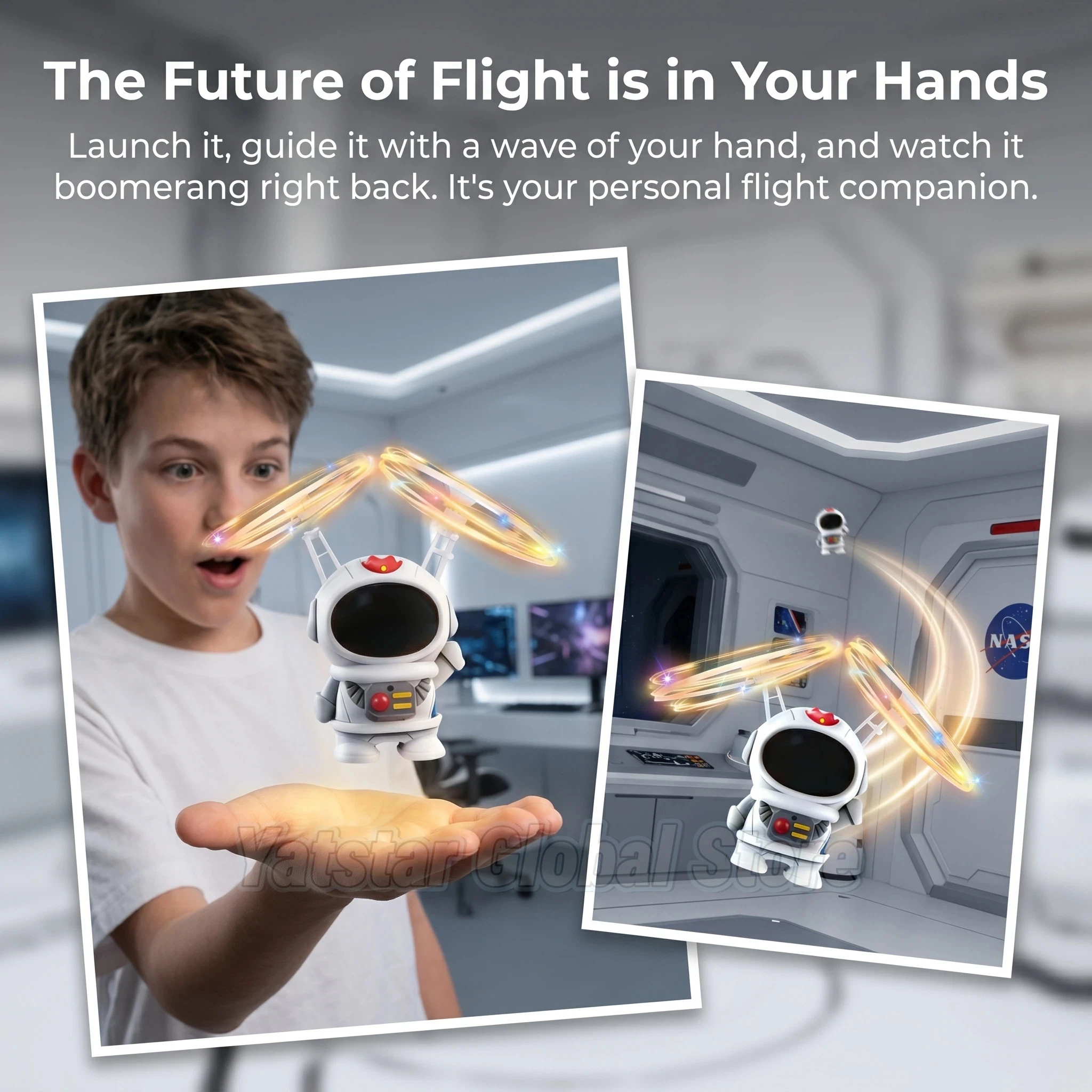 Mini Drone Astronauta Criativo - Drone Pro Rc Ufo avaliação e preço
