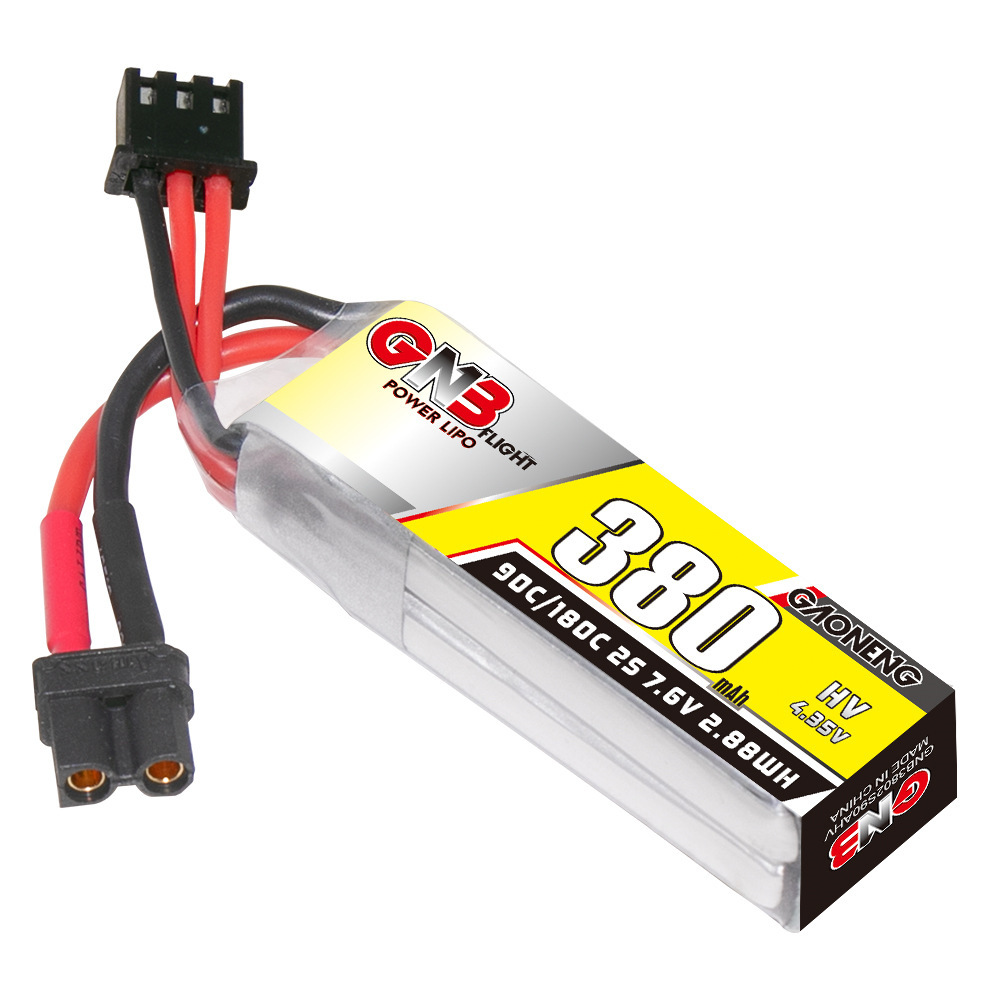 Bateria Lipo GNB 2S 7.6V 380mA - Drone Rc Race avaliação e preço