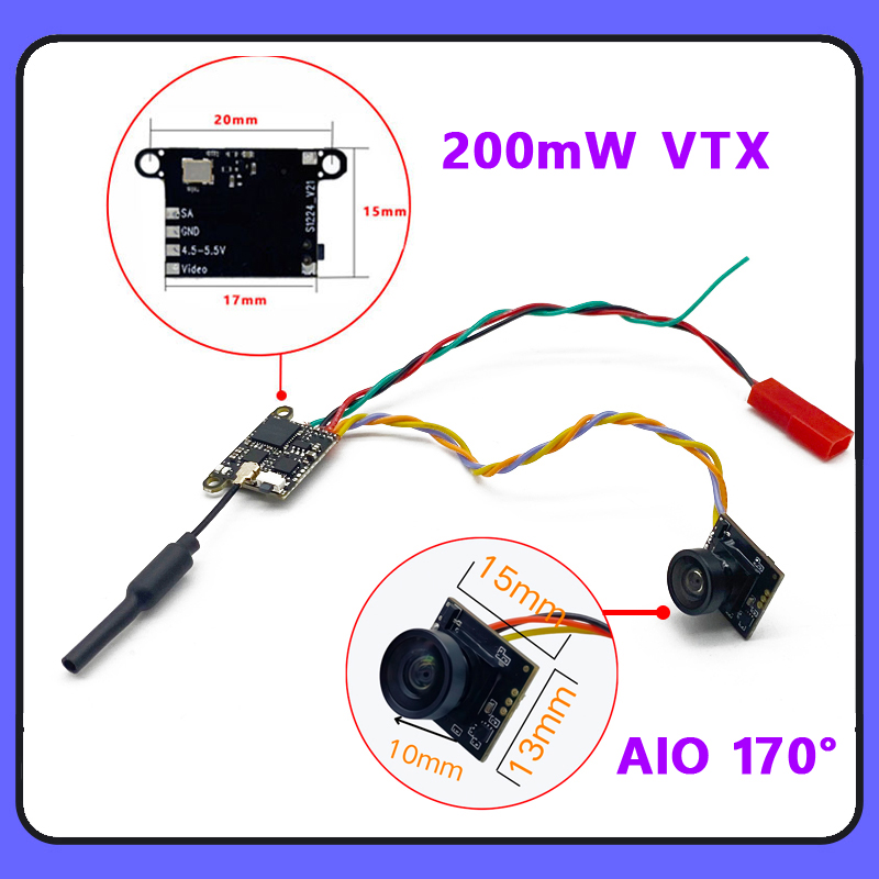 SLONWAKE 5.8G 1200TVL FPV Câme - Rc Transmitter avaliação e preço
