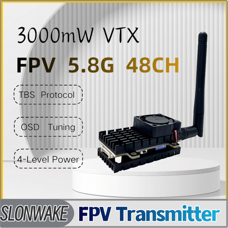 SLONWAKE 5.8G 3000mW Simulação - Rc Transmitter avaliação e preço
