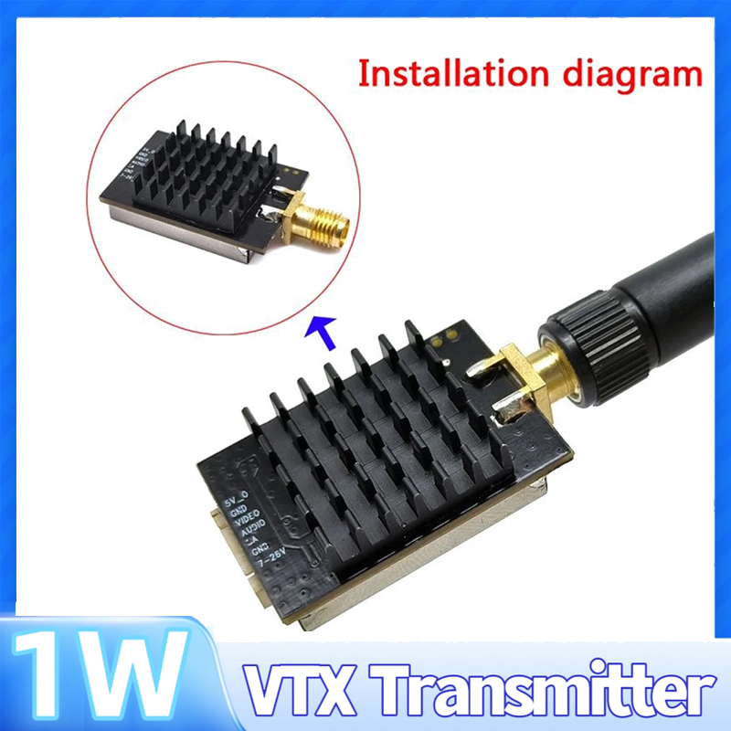 SLONWAKE 5.8G 48CH 1000mW Módu - Rc Transmitter avaliação e preço