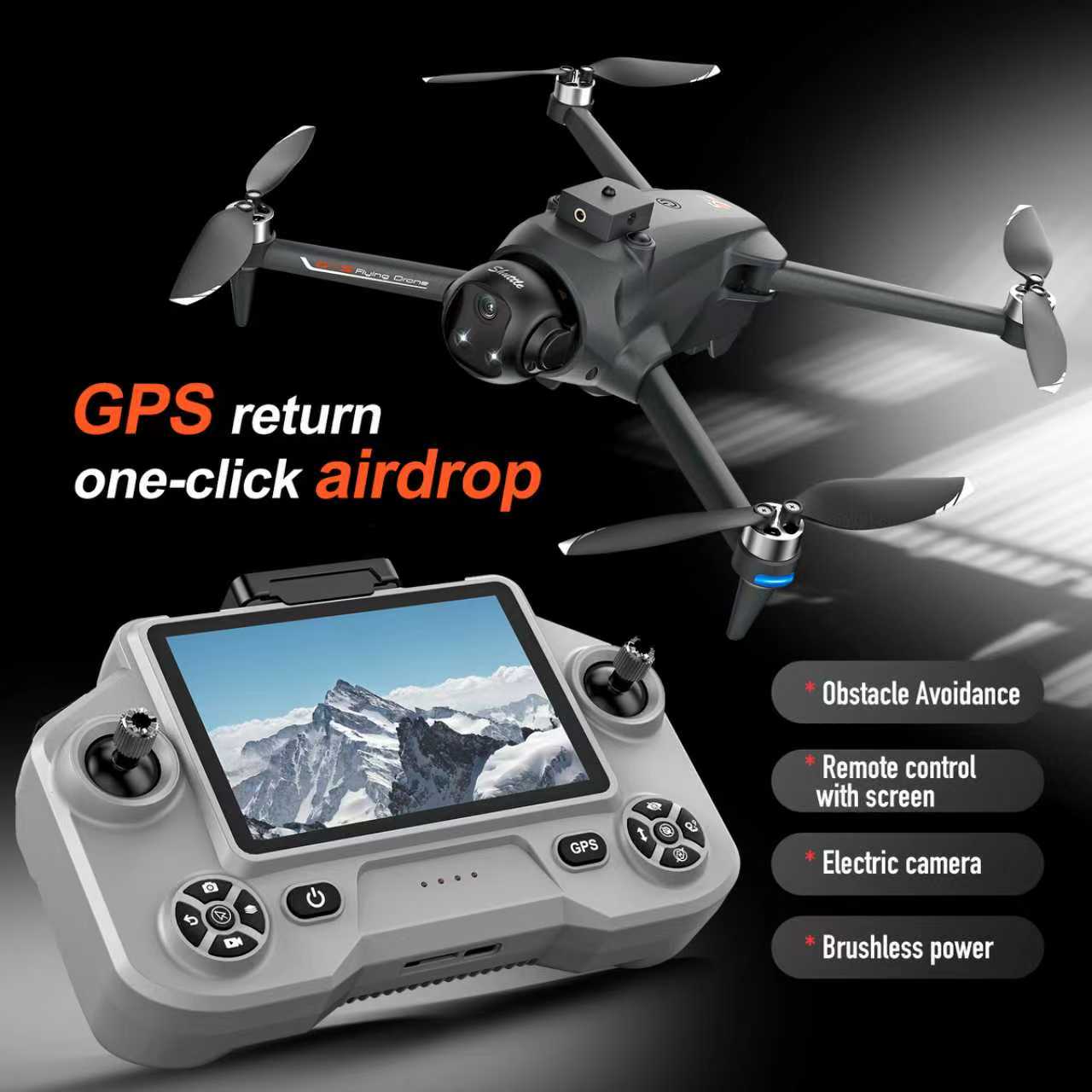 Drone Quadcopter FPV GPS YL059 - Drone Gps Rc Tt36 avaliação e preço