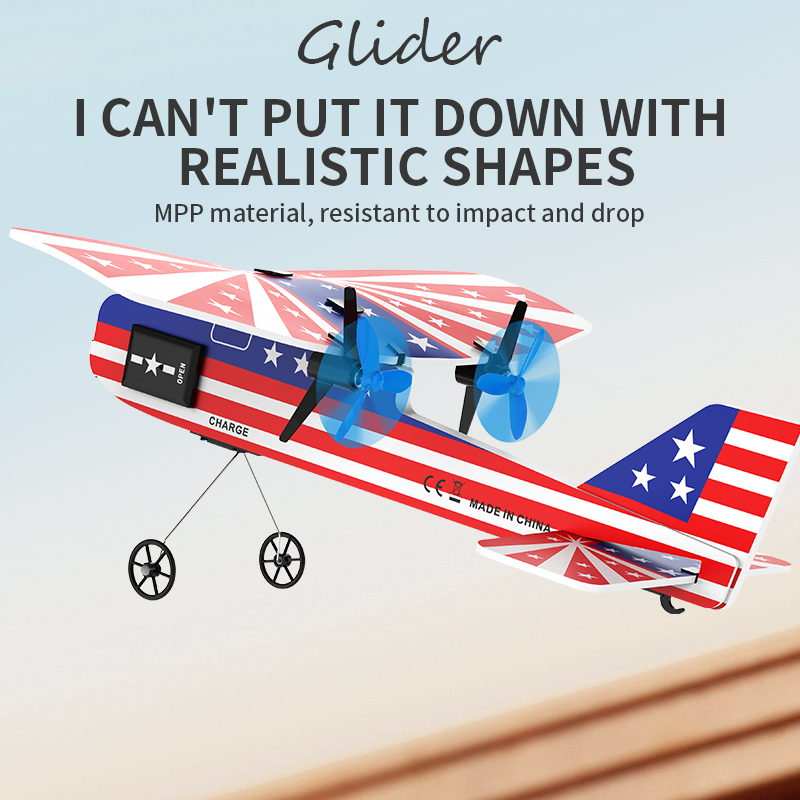 Mini avião rc 2.4g 2ch asa fix - Rc Wing Glider avaliação e preço