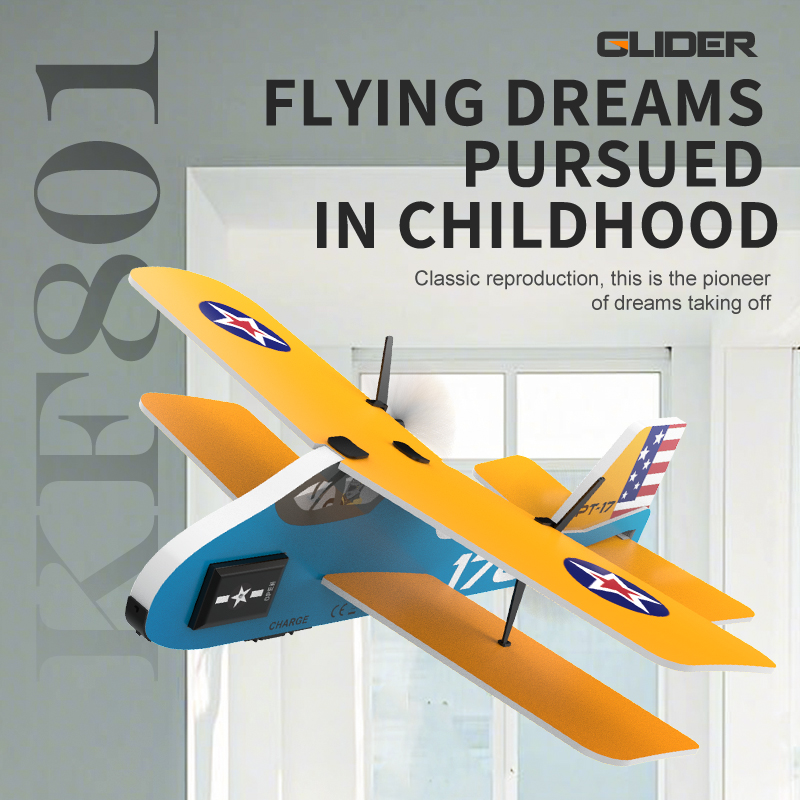 Mini avião rc 2.4g 2ch asa fix - Rc Wing Glider avaliação e preço