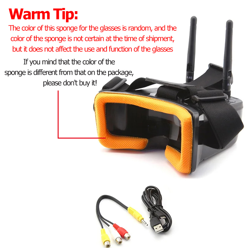 VR009 FPV Óculos de Vídeo 3 Po - Drone Rc Quadcopter Controller avaliação e preço